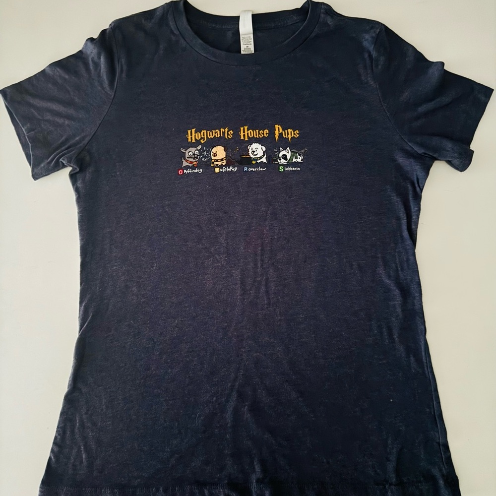 Women’s Harry Potter Hogwarts House Pups T-Shirt - Size S